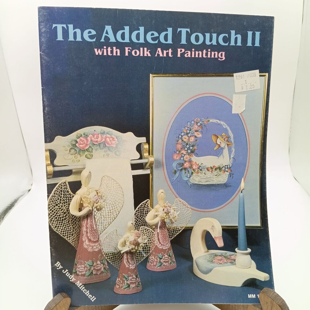 Added Touch II with Folk Art Painting MM1261 by Judy Mitchell 1986 Tole Painting